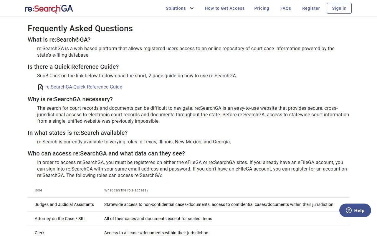 Worth County court records reSearchGA FAQ